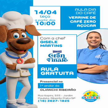 Aula Show Gran Finale: Verrine de Café Zero Açúcar