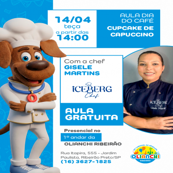 Aula Show Iceberg: Cupcake de Capuccino