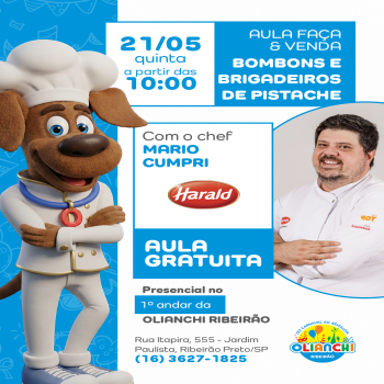 Aula Show - Bombons & Brigadeiros de Pistache